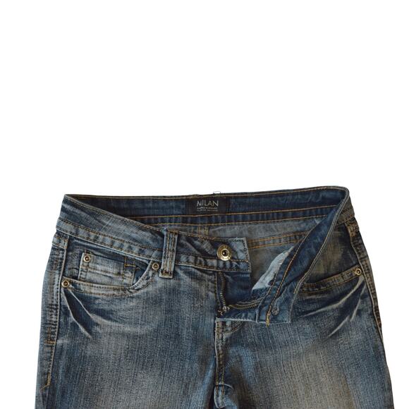 Y2K Milan Low Rise Flared Leg Jeans Stonewashed – Size 0 - Picture 2 of 4